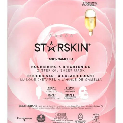 Tuchmaske Nourishing & Brightening Face Mask Camellia von StarSkin