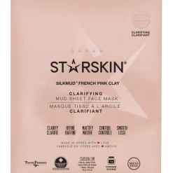 Tuchmaske Puifying Face Mask Bio-Cellulose Silkmud Pink Clay von StarSkin