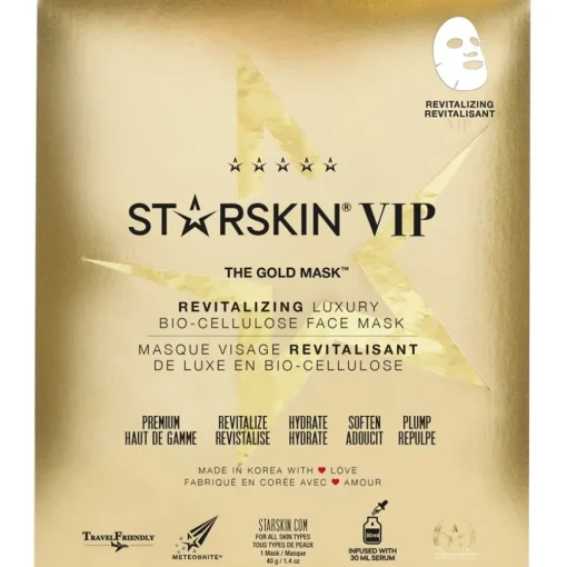 Tuchmaske Revitalizing Face Mask VIP - The Gold Mask von StarSkin