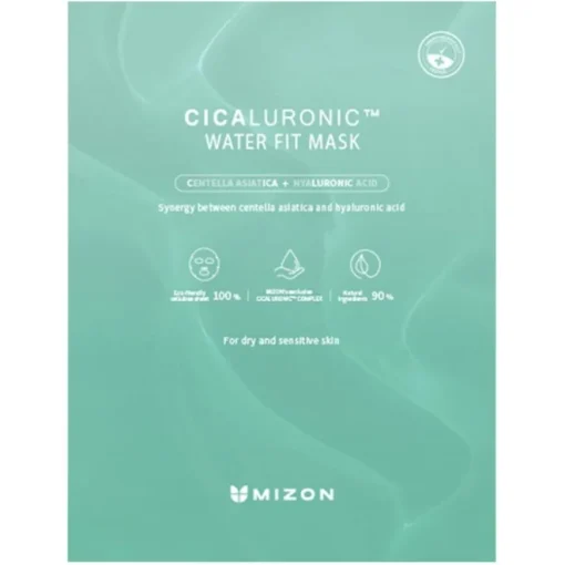Tuchmasken Cicaluronic Water Fit Mask von Mizon