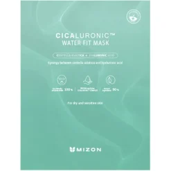 Tuchmasken Cicaluronic Water Fit Mask von Mizon