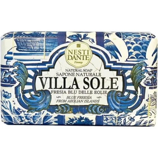 Villa Sole Blue Freesia of Aeolian Islands Soap von Nesti Dante Firenze