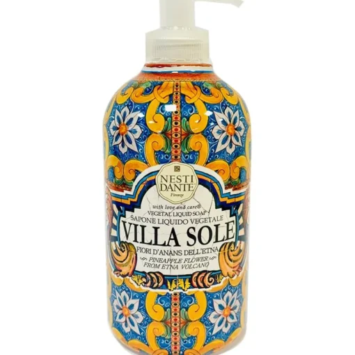 Villa Sole Fiori D'Ananas dell'Etna Liquid Soap Pineapple flowers from Etna Volcano von Nesti Dante Firenze