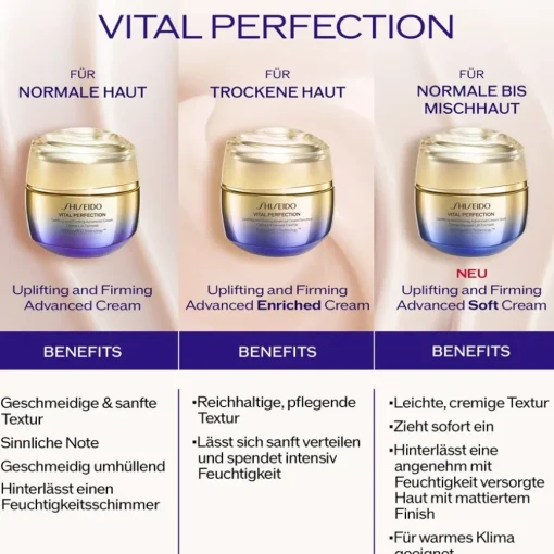 Vital Perfection Uplifting and Firming Advanced Cream Soft von Shiseido