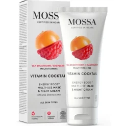 Vitamin Cocktail Energy Boost Multi-Use Mask & Night Cream von Mossa
