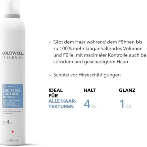 Volume Stylesign Volume füllegebendes Bändigungs-Mousse von Goldwell