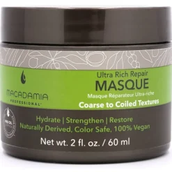 Wash & Care Ultra Rich Moisture Masque von Macadamia
