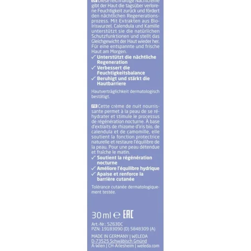 Weleda Iris Ausgleichende Nachtpflege