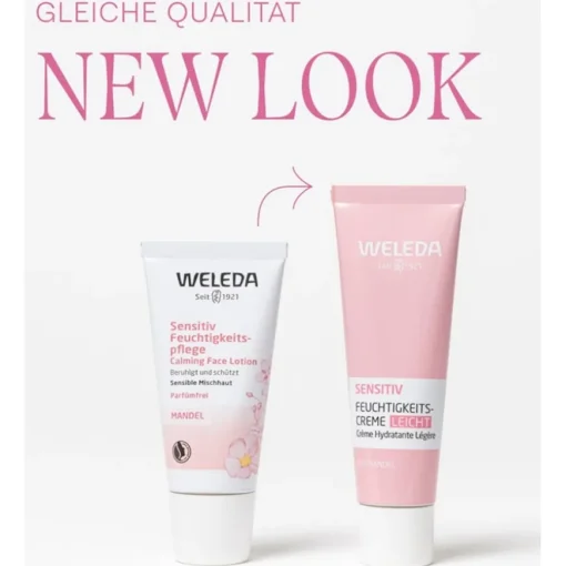 Weleda Sensitiv Feuchtigkeitscreme Leicht Mandel