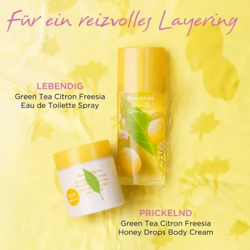 White Tea Citron Freesia Honey Drops Body Cream von Elizabeth Arden
