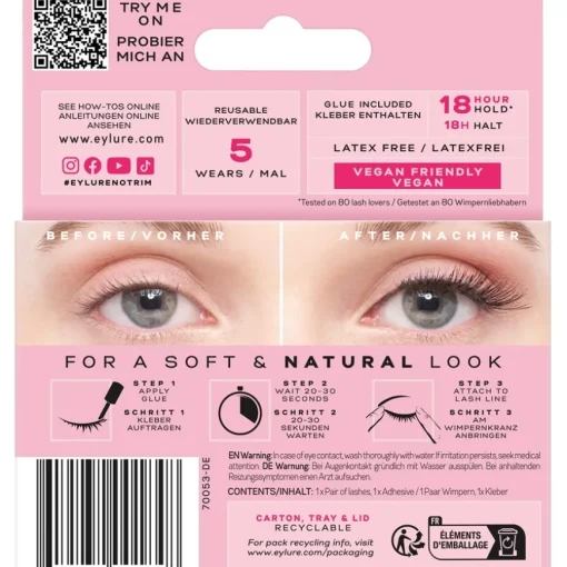 Wimpern 3/4 Length 009 Light & Wispy von Eylure