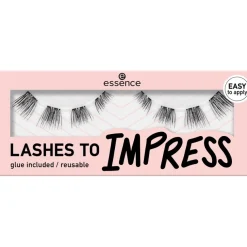 Wimpern Lashes to Impress (inkl. Kleber) von Essence