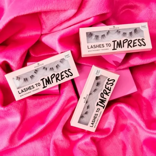 Wimpern Lashes to Impress (inkl. Kleber) von Essence