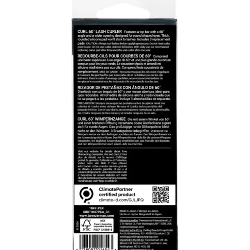 Wimpernzange Curl 60° Wimpernzange Platinum von Tweezerman