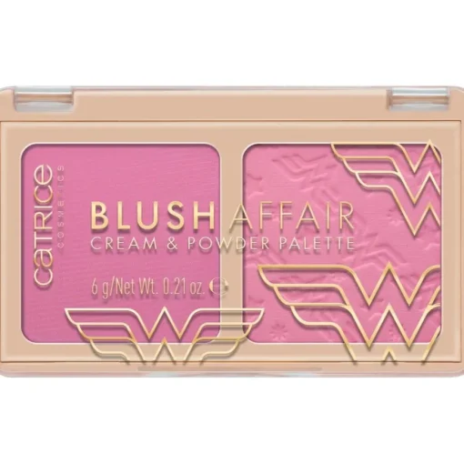 Wonder Woman Blush Affair Cream & Powder Palette von Catrice