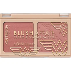Wonder Woman Blush Affair Cream & Powder Palette von Catrice