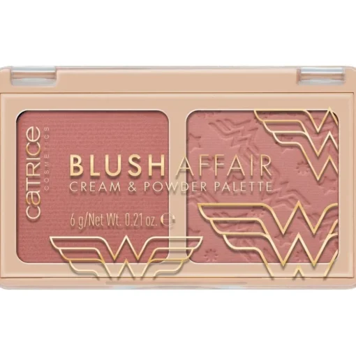 Wonder Woman Blush Affair Cream & Powder Palette von Catrice