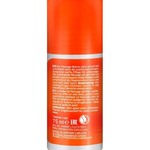 Öle Sport Massage Roll-on Arnika Muskelentspannung durch eine schnelle & einfache Massage von Weleda