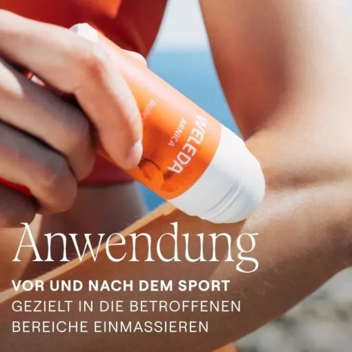 Öle Sport Massage Roll-on Arnika Muskelentspannung durch eine schnelle & einfache Massage von Weleda