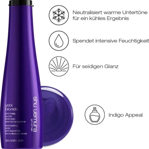 yubi blonde Anti-Gelbstich Purple Shampoo von Shu Uemura