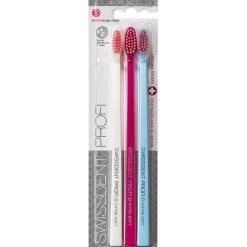 Zahnbürsten Profi Gentle Trio für extrem empfindliche Zähne Extra Soft von Swissdent